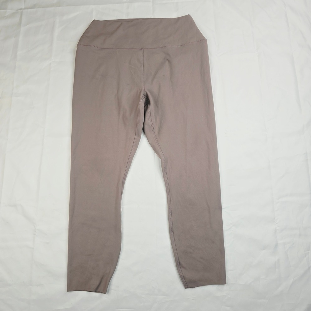 RBX Women's Size XL Active Leggings Mauve Taupe High Waist Stretch Yoga Pants C8